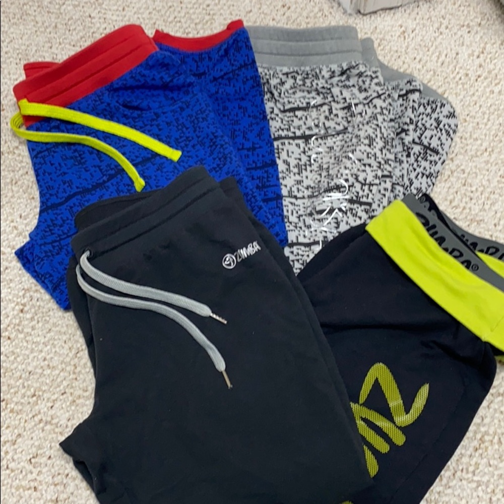 4 piece Zumba Capri bundle